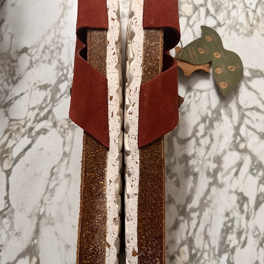 BioStep Women's Rust Colored Sandals - Picture 3 of 6